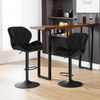 Woltu Barhocker (Set, 2 St), Tresenhocker Designer Hocker mit Rückenlehne Bild 3