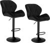 Woltu Barhocker (Set, 2 St), Tresenhocker Designer Hocker mit Rückenlehne Bild 4