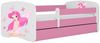 Raumhirsch Furniture Kinderbett 70x140, 80x160, 80x180 cm - Komplettset mit Matratze & Schublade (Bett für Mädchen, Einzelbett Kinder 2–12, mit Rausfallschutz & Lattenrost), verschiedene Farben & Designs Bild 2