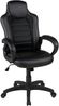 Chefsessel >Joris< ergonomisch, Wippmechanik, schwarz - 61x109x61cm (BxHxT) Bild 2