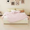 Modern Minimalist Bed Frame, 160*200 cm, Beige, Dutch Velvet Material, Equipped with Gas Lift Pistons, Modern Style Bedroom Furniture, Excluding Headboard and Mattress. Bild 2