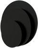 Dekor Spanplatte 28mm Tischplatte rund melaminharzbeschichtet schwarz mit ABS Kante Umleimer - Größe 110 x 110 cm - Höhe 2,8 cm - Farbe Vulkanschwarz Bild 5