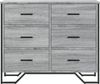 vidaXL Kommode Grau Sonoma 91x35,5x74,5 cm Holzwerkstoff 3295305 Bild 4