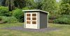 Karibu Holz Gartenhaus "Stockach 2", terragrau, 1,9x1,9 m (B x T),ohne Anbaudach Bild 3