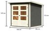 Karibu Holz Gartenhaus "Stockach 2", terragrau, 1,9x1,9 m (B x T),ohne Anbaudach Bild 4
