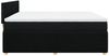 vidaXL Boxspringbett mit Matratze Schwarz 180x200 cm Stoff 3287537 Bild 5