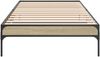 vidaXL Bettrahmen Sonoma-Eiche 80 x 200 cm Holzwerkstoff 8009125 Bild 4