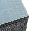 Estexo Rattan Lounge Gartenmöbel Set, Sofa 3-Sitzer, Grau Bild 3