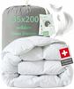 Welldora 4-Jahreszeitenbett, Komfort Bettdecke, Fachärztlich geprüft, Oeko-Tex, Allergiker, Füllung: 100% Extraweiche Federn & Daunen, Ganzjahres Federbett Bild 5