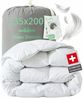 Welldora 4-Jahreszeitenbett, Komfort Bettdecke, Fachärztlich geprüft, Oeko-Tex, Allergiker, Füllung: 100% Extraweiche Federn & Daunen, Ganzjahres Federbett Bild 4