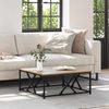 vidaXL Couchtisch Artisan-Eiche 70 x 70 x 30 cm Holzwerkstoff 882773 Bild 1