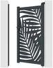 Vente-unique - TOGIRO Side gate Metall Grau - B 4,6 cm x H 176 cm x L 103 cm Bild 4