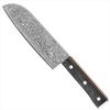KingLux Damastmesser Damast Santokumesser aus Damaszener Stahl Küchenmesser Bild 4