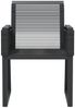vidaXL Gartenstühle 2 Stk. Schwarz Poly Rattan 4008113 Bild 5