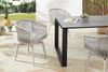 riess-ambiente Gartenstuhl ROPE greige - Aluminium, inkl. Kissen, In- und Outdoor, 360° drehbar (Einzelartikel, 1 St), wetterfester Gartensessel mit Geflecht - ideal für Balkon & Terrasse Bild 2