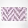 Homescapes Badematte Badematte flieder mit Zickzack-Muster – Badteppich 50 x 80 cm, Höhe 20 mm, 50 x 80 cm Bild 5