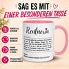 Momentals Tasse Rente Frau – Definition Rentnerin – Geschenk Renteneintritt Ruhestand, Gratis Versand · Links-&Rechtshänder · Spülmaschinenfest Bild 2