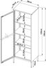 Vitrinenschrank Säkylä Stahl 150x50x35 cm Navyblau [en. casa] Bild 5