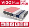 Matratze 180x200 VIGO MAX Taschenfederkern 7 Zonen H3 H4 28 cm Kokos Visco HR Schaum Polyurethanschaum Klimafaser JERSEY Bild 5