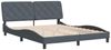 Doppelbett, Bettgestell Modernen ohne Matratze Dunkelgrau 160x200 cm Samt d2258e Bild 3