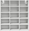 vidaXL Schuhschrank mit Regal Weiß 77,5 x 30 x 83,5 cm Holzwerkstoff 808720 Bild 5