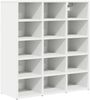 vidaXL Schuhschrank mit Regal Weiß 77,5 x 30 x 83,5 cm Holzwerkstoff 808720 Bild 2