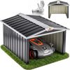 Gardebruk Mähroboter Garage, Stahl, Anthrazit, Satteldach, 63 x 86 x 100 cm Bild 1