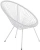 Vente-unique - ALIOS Gartensitzgruppe HarzGlas Weiß - B 50 cm82 cm x H 50 cm83,5 cm x L 50 cm72 cm Bild 3
