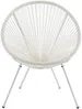 Vente-unique - ALIOS Gartensitzgruppe HarzGlas Weiß - B 50 cm82 cm x H 50 cm83,5 cm x L 50 cm72 cm Bild 5