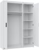 AX LIVING Storicos 3T 3-türige Kleiderschrank mit Spiegel Eiche Sonoma Bild 4