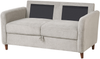 Sofa 2-Sitzer MARE Stoff Grau Bild 5