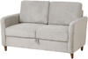 Sofa 2-Sitzer MARE Stoff Grau Bild 4