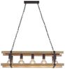 Leuchten Direkt 15685-79 Pendelleuchte Edith 5-flammig holz natur Bild 3
