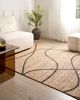Teppich GHOTA Beige 160 x 230 cm Jute Bild 3