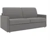 Schlafsofa 2-Sitzer CALIFE - Stoff - Hellgrau - Liegefläche: 120 cm - Matratzenhöhe: 14 cm Bild 3