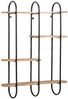 vidaXL Wandregal 90x20x116,5 cm Raues Massivholz Mango 373635 Bild 4