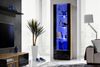99rooms Teka Vitrine III Wotan Eiche Schwarz Hochglanz Blau Bild 2