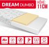 Matratze DREAM 80x200 cm Kaltschaum H2 H3 LATEX 11 cm Dumbo Bezug Bild 3