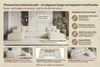 99rooms Gusto Wohnlandschaft Cordstoff POSO Gold mit Schlaffunktion Bild 4