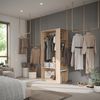 Kleiderschrank Elmo Sonoma 80 x 200 cm 2er Set Vicco Bild 3