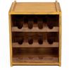Flaschenbox SURAT Antique Yellow Mahagoni ca. H40cm Shabby Weinregal Cube Regal Bild 3