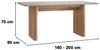 Newroom Esstisch Helle Eiche 160 cm, ausziehbar bis 200cm Sandstein Helle Eiche Küchentisch Speisetisch Bild 3