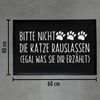 Trendation Fußmatte Lustige Katzen Fußmatte Bitte Nicht Die Katze Rauslassen Spruch Katzen Bild 4