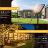 Salcar LED Solarleuchte LED Lichterkette Außen Solar Gartenleuchte Terrasse Balkon Party, 10,75m 240er LED mit Fernbedienung, 13 Modi, Wasserdichte Bild 2