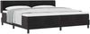 vidaXL Boxspringbett mit Kopfteil Schwarz 200 x 200 cm Samt 3341488 Bild 2