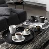 Villeroy & Boch Manufacture Rock Kaffeetasse mit Untertasse weiß Bild 4