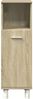 Badschrank Sonoma-Eiche 30,5 x 30 x 95 cm Holzwerkstoff Bild 4