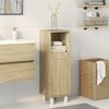 Badschrank Sonoma-Eiche 30,5 x 30 x 95 cm Holzwerkstoff Bild 3