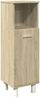 Badschrank Sonoma-Eiche 30,5 x 30 x 95 cm Holzwerkstoff Bild 2