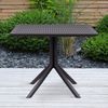 CLP Tisch Sky 80 x 80 cm wetterfest und UV-beständig,schwarz Bild 3